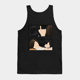 Flower of Evil Stickers Tank Top